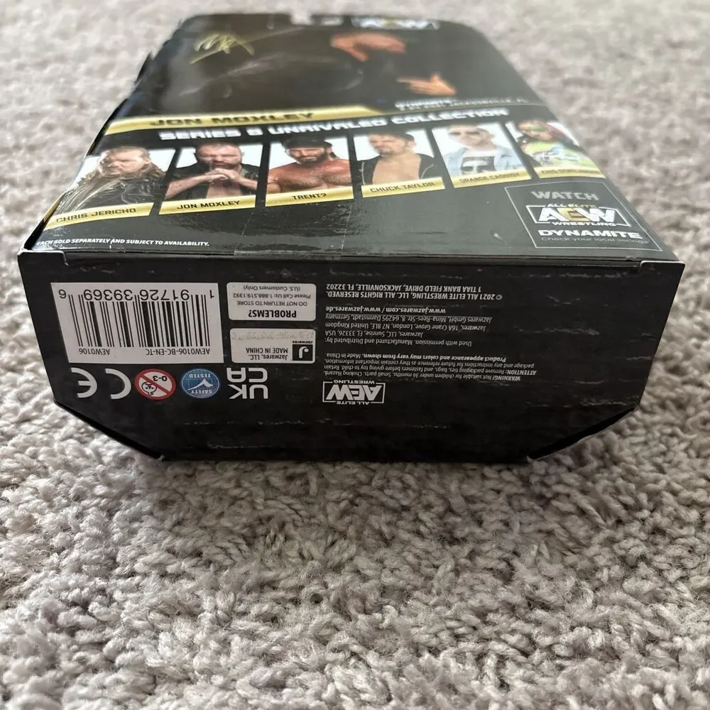 All Elite Wrestling AEW Figure #64 Series 8 Unrivaled Collection Jon Moxley NIB